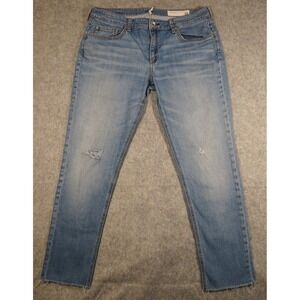 Rag & Bone Dre Low Rise Slim Boyfriend Distressed Jeans 32 (actual 36x28) READ